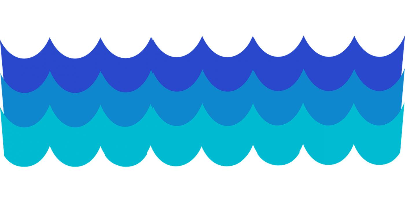 blue water pattern sea tide waves  svg vector