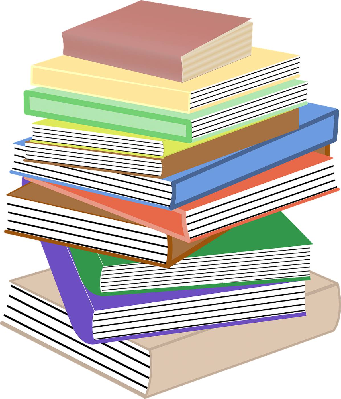 books stacked pile stacks  svg vector