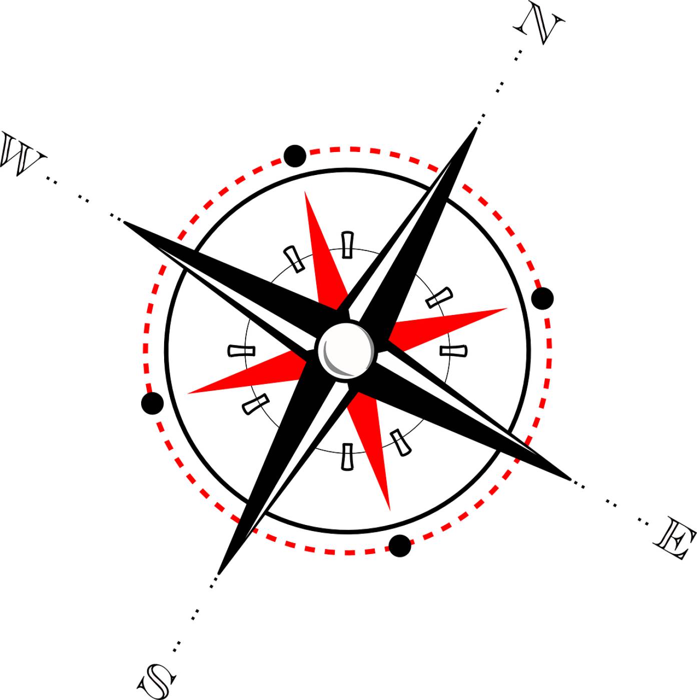 compass rose direction windrose  svg vector