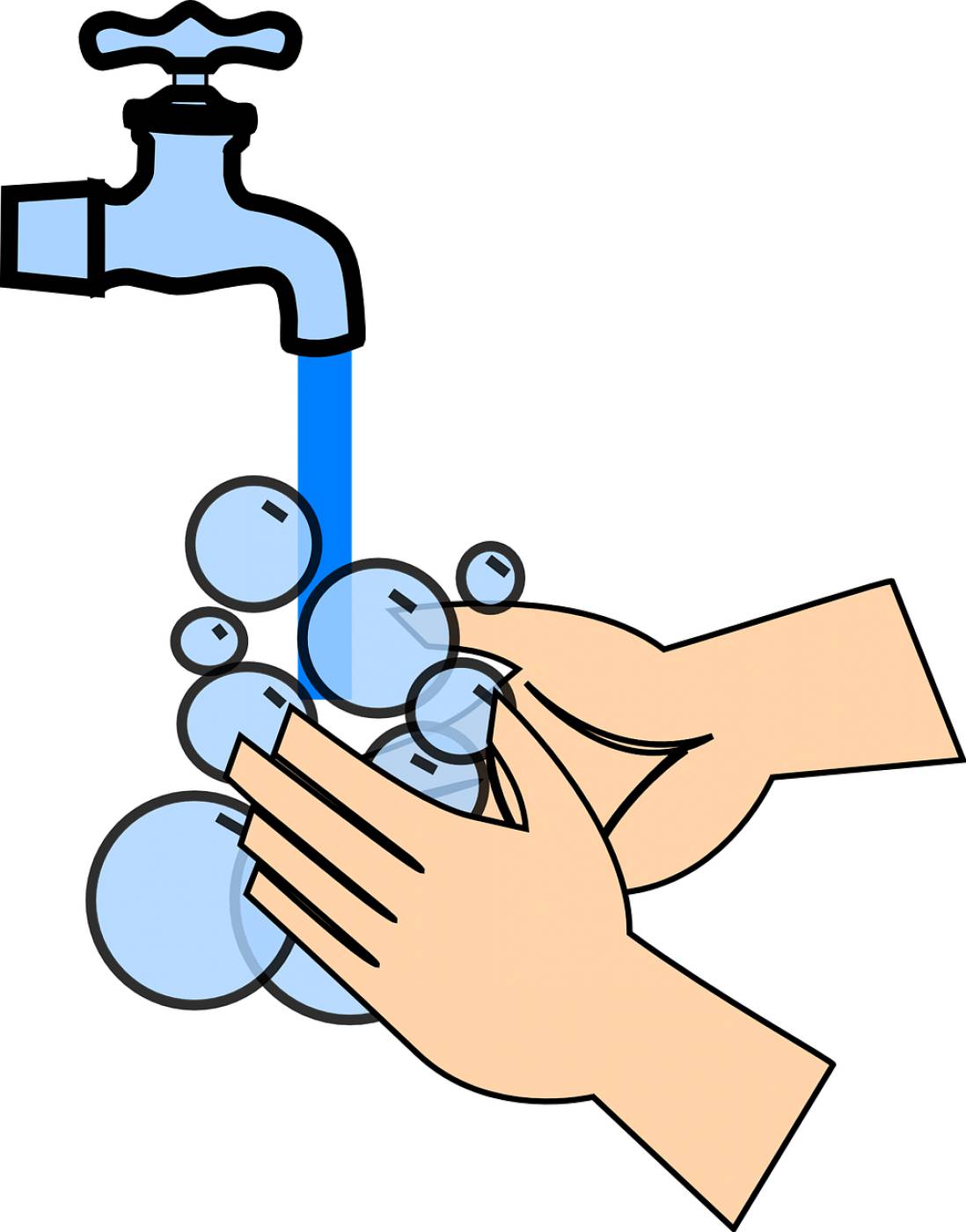 hands washing hygiene wash  svg vector