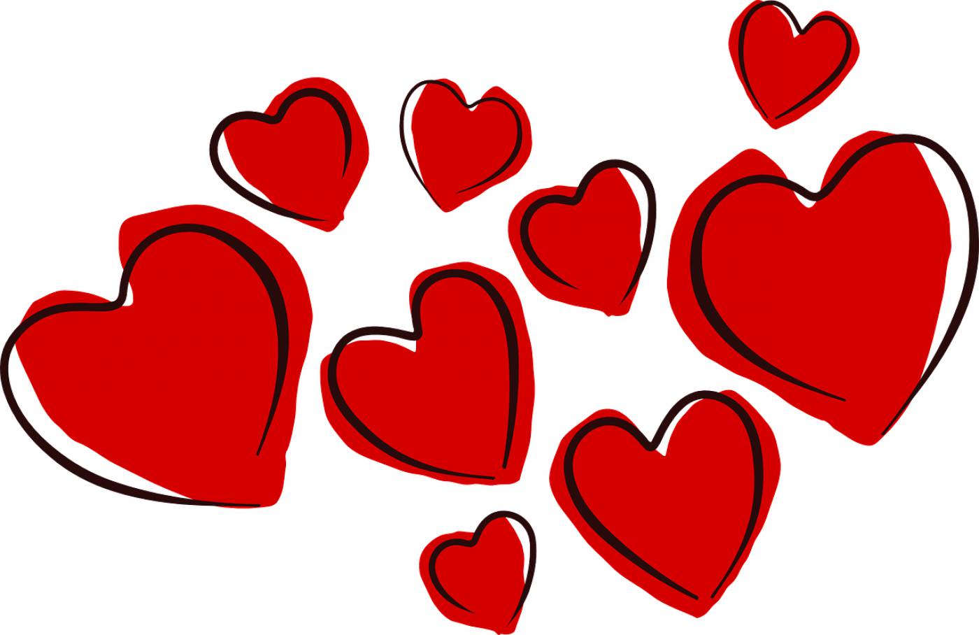 hearts valentine love romance  svg vector