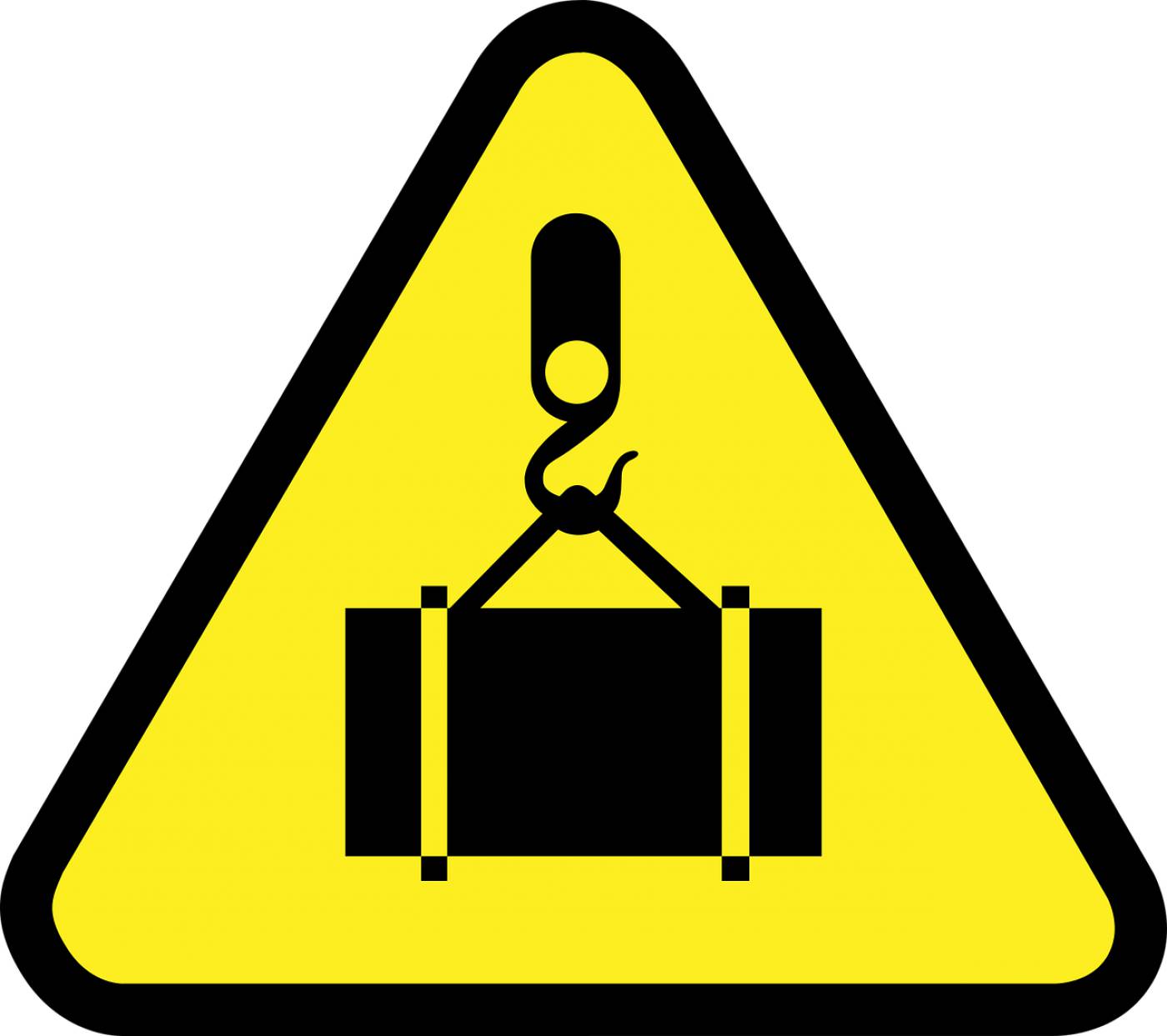 heavy load caution  svg vector