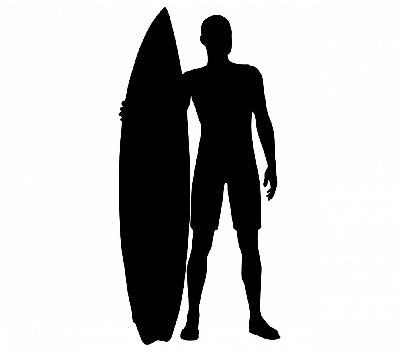 surf surfer man water beach ocean  svg vector