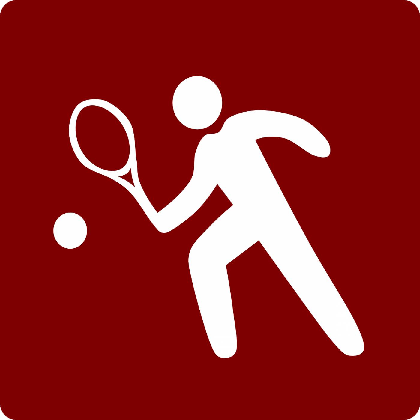 tennis red sports game play  svg vector