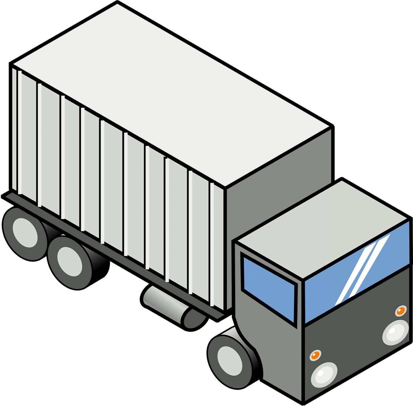 truck transportation vehicle  svg vector