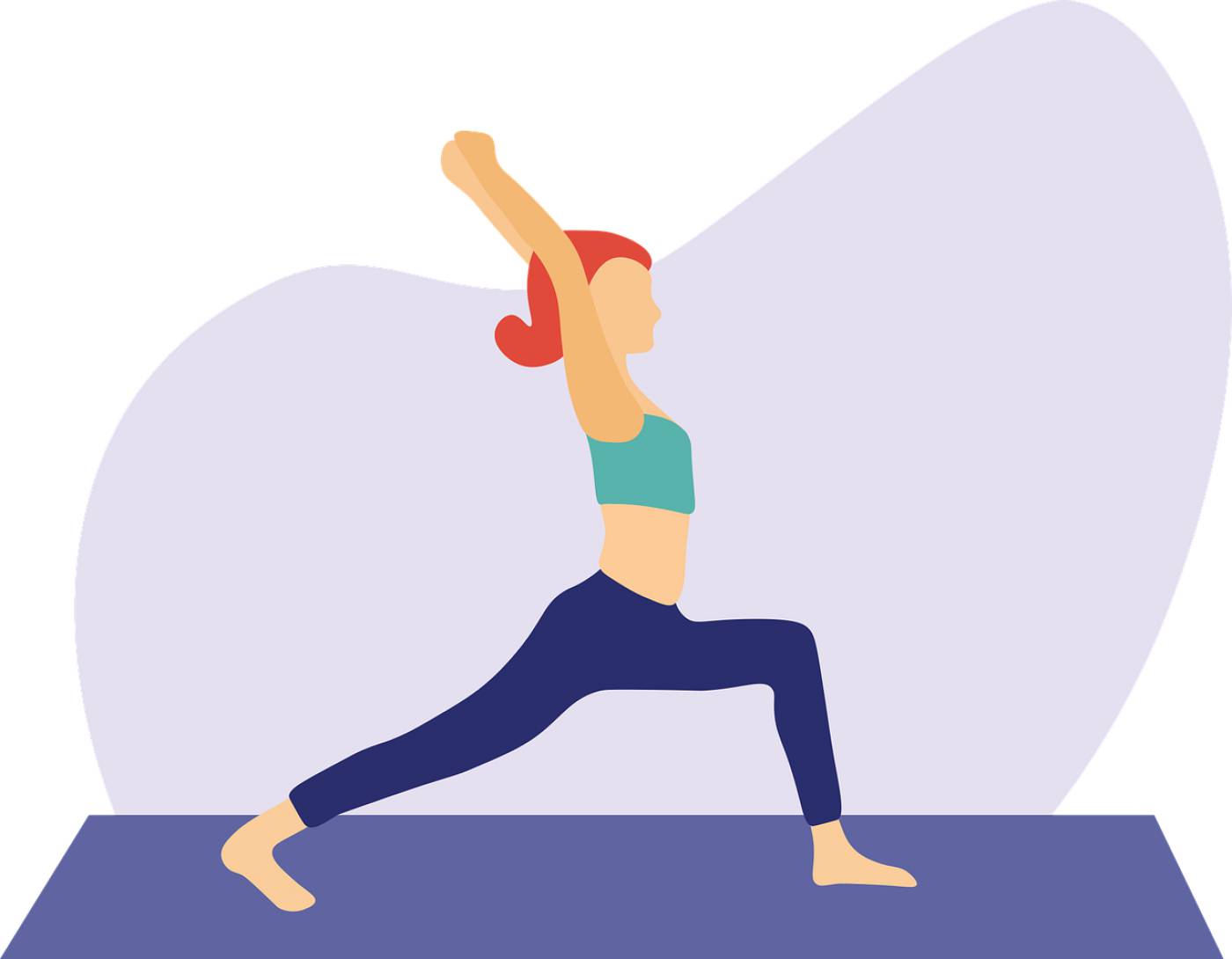 yoga workout woman girl female  svg vector