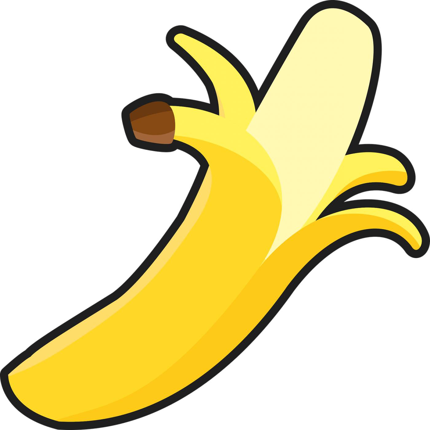 banana flat food fruit healthy  svg vector