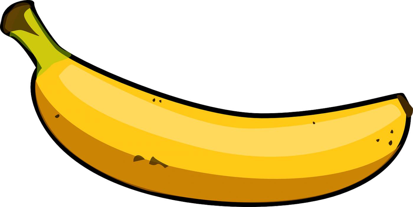 banana yellow fruit tropical fruit  svg vector
