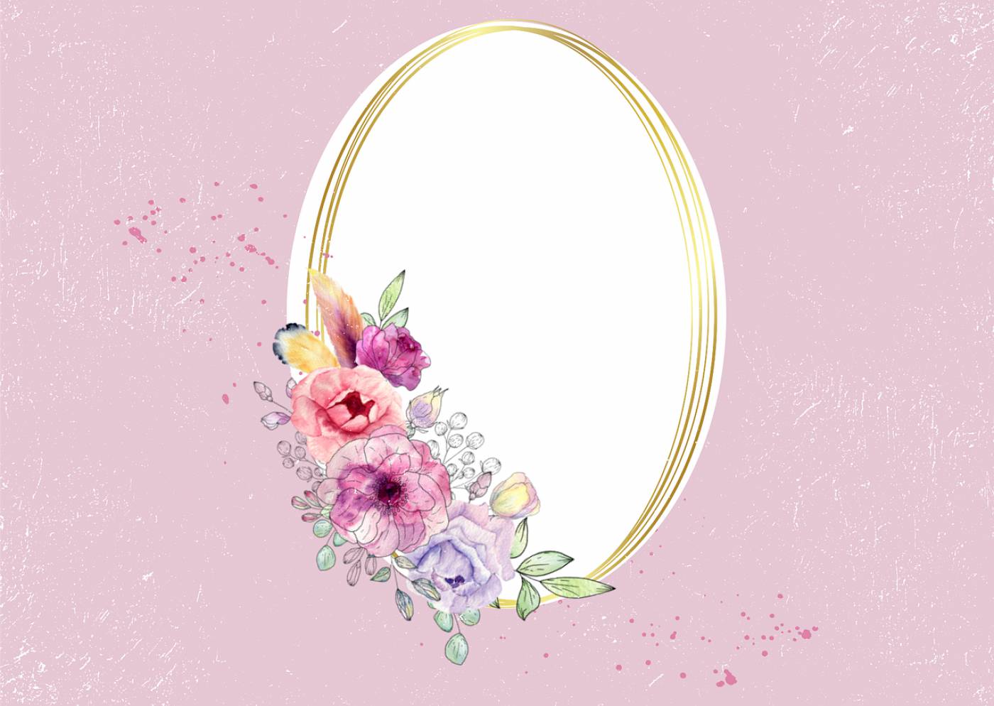 frame decorate flower galleries  svg vector