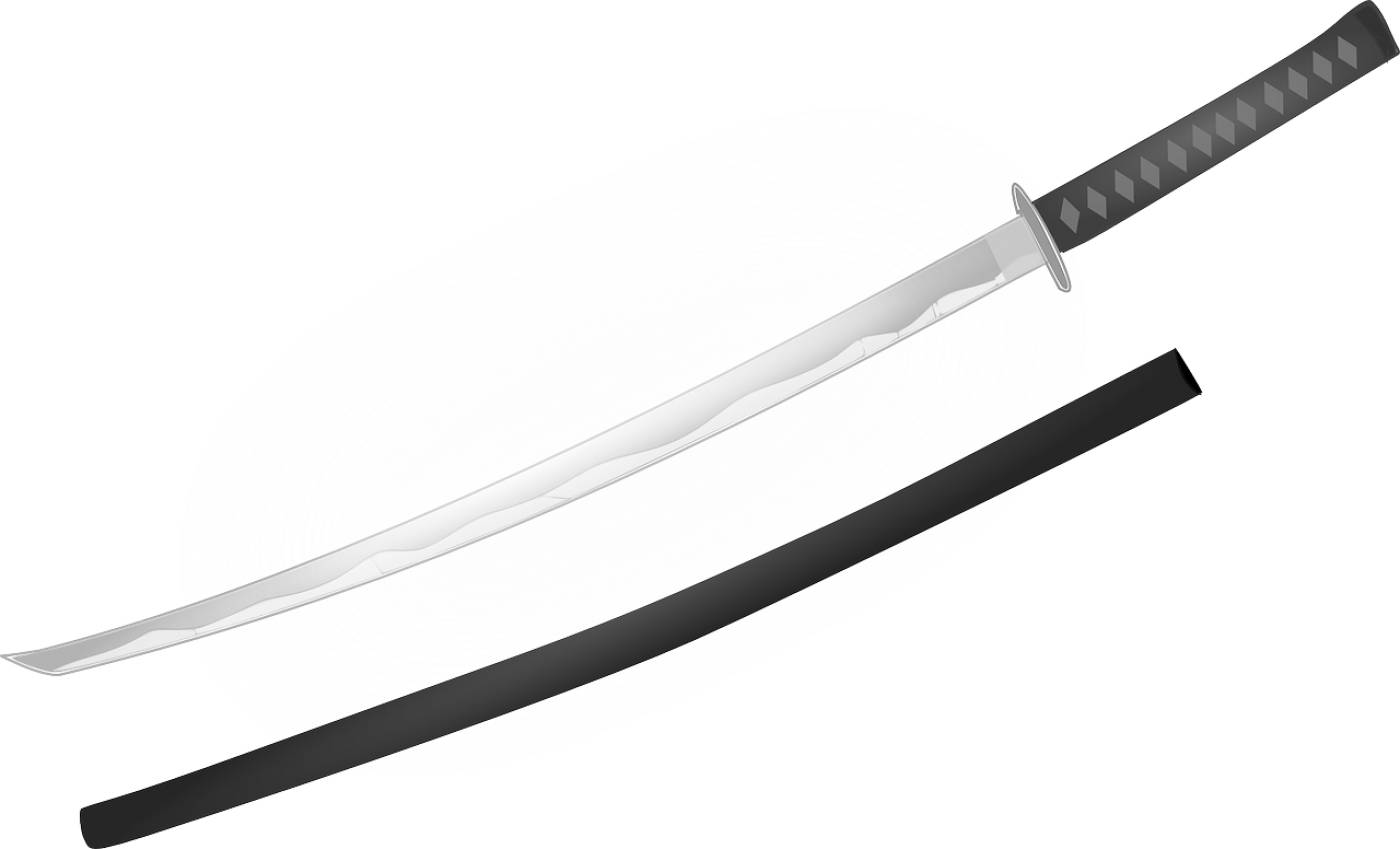 katana japan ninja samurai sword  svg vector