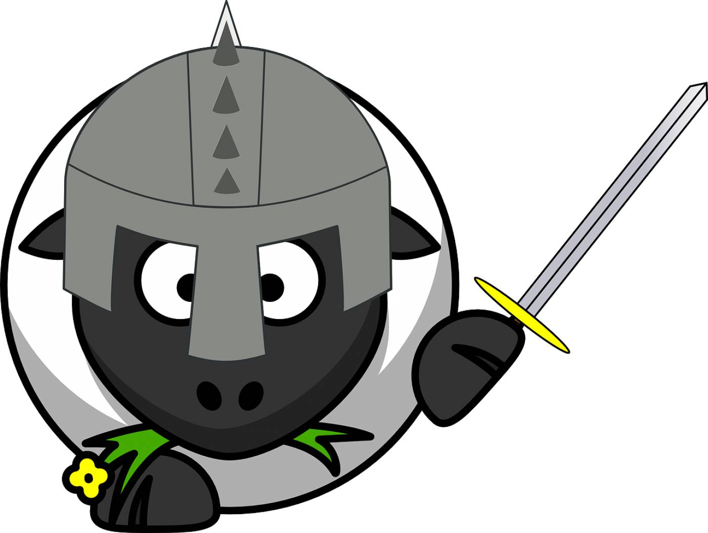 sheep ancient animal castle knight  svg vector