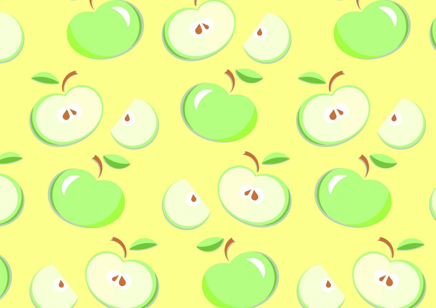 apples apple pattern vector green  svg vector