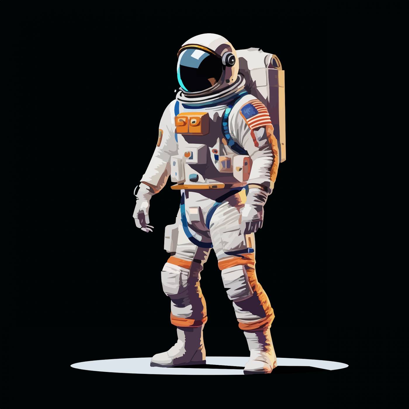 astronaut spaceman spacesuit space  svg vector