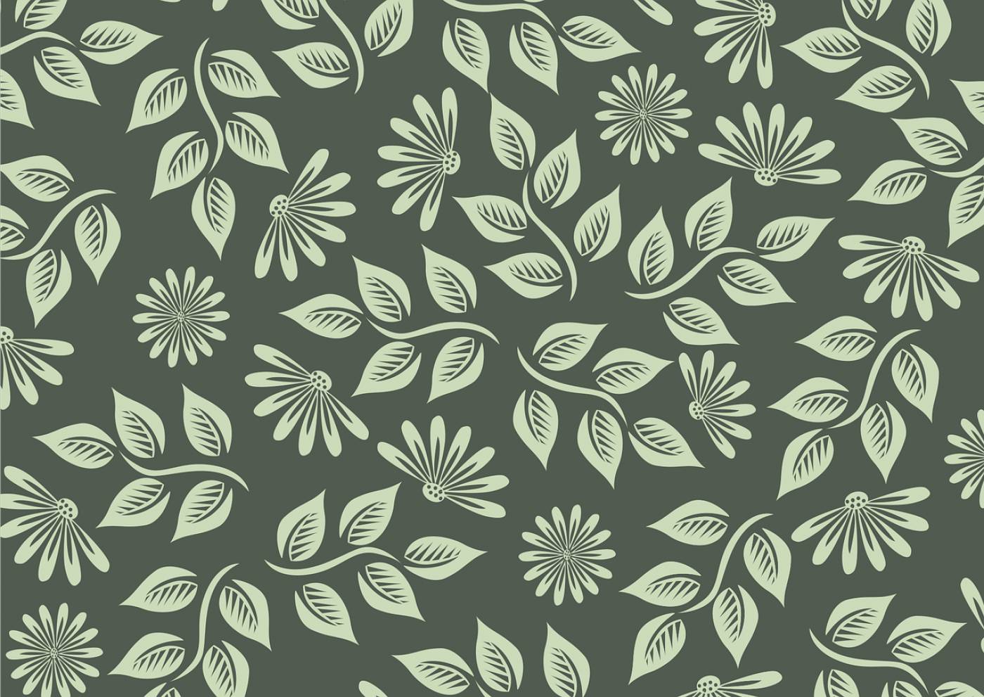background pattern foliage design  svg vector