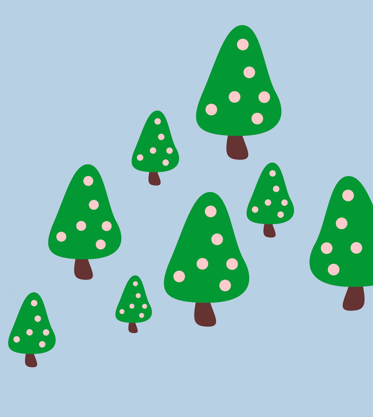 christmas trees spruce holidays  svg vector