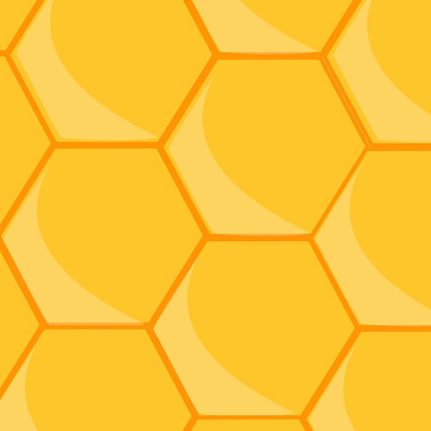 hexagons yellow honeycomb hive  svg vector