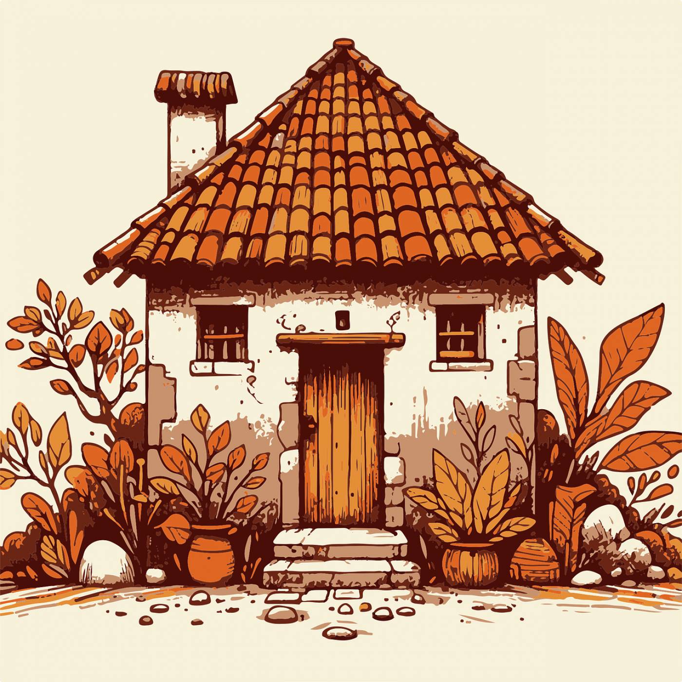 house rotten countryside old  svg vector