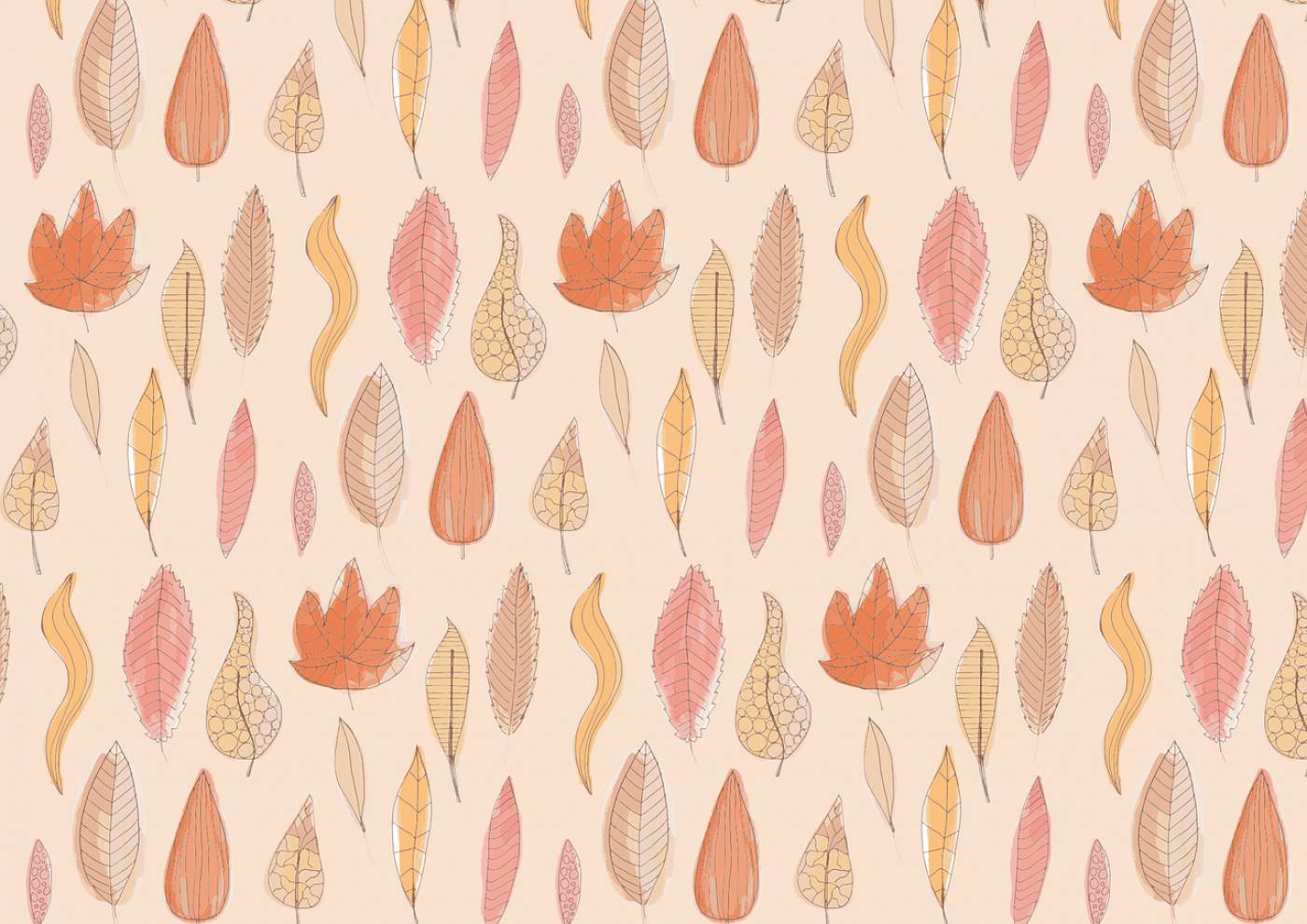 leaves autumn pattern background  svg vector