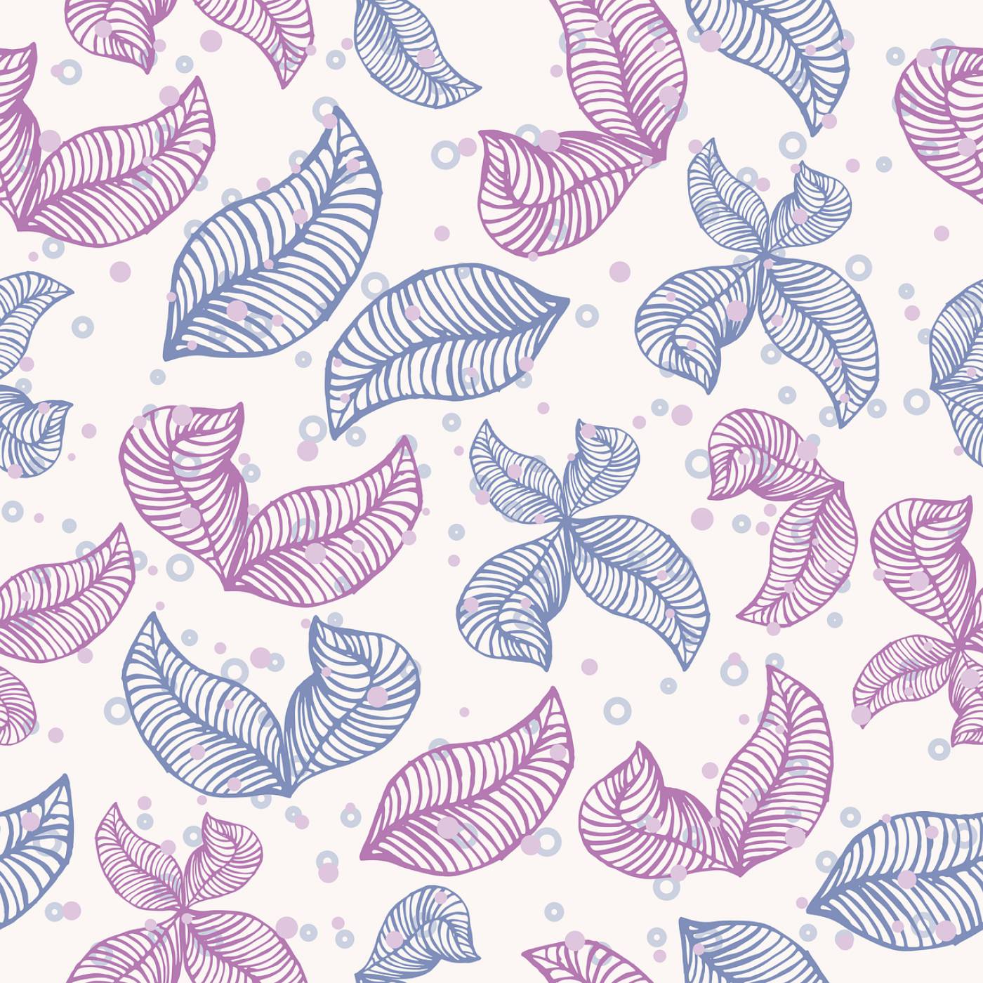 leaves line art background  svg vector