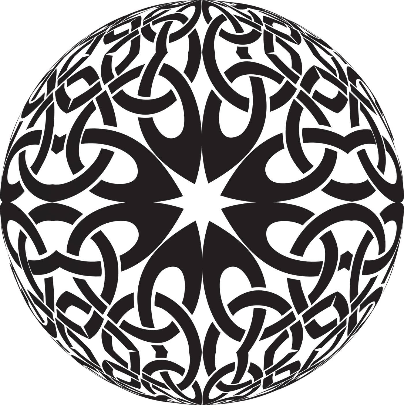 celtic knot design decorative  svg vector