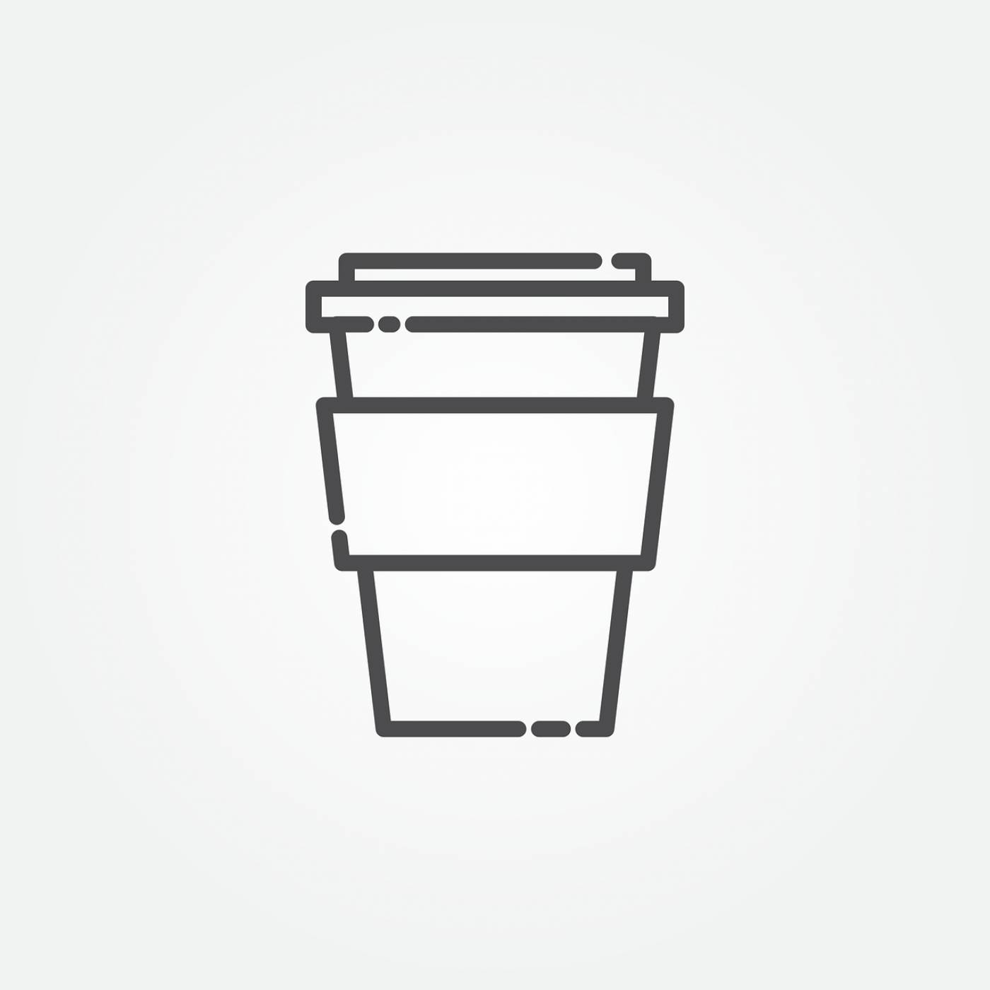 coffee icon drink cafe symbol cup  svg vector