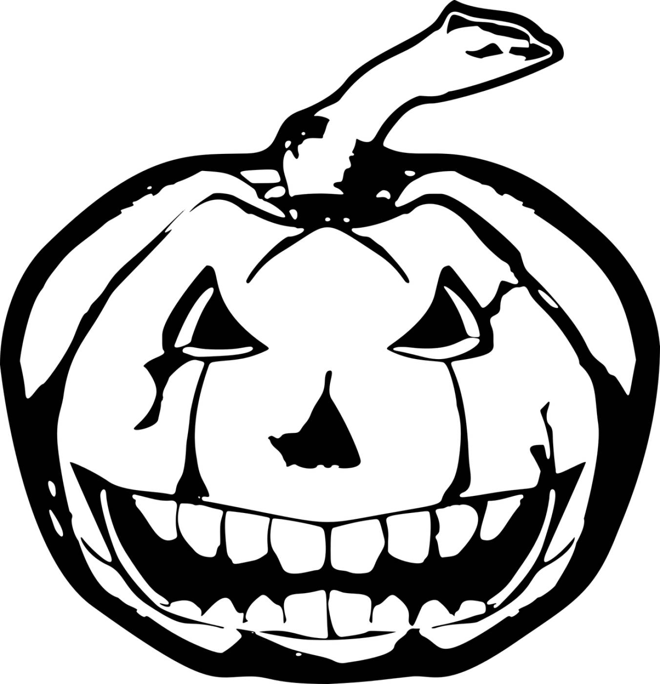 evil halloween pumpkin scary  svg vector