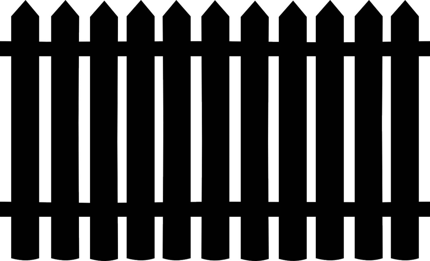 railings fence silhouette tile  svg vector