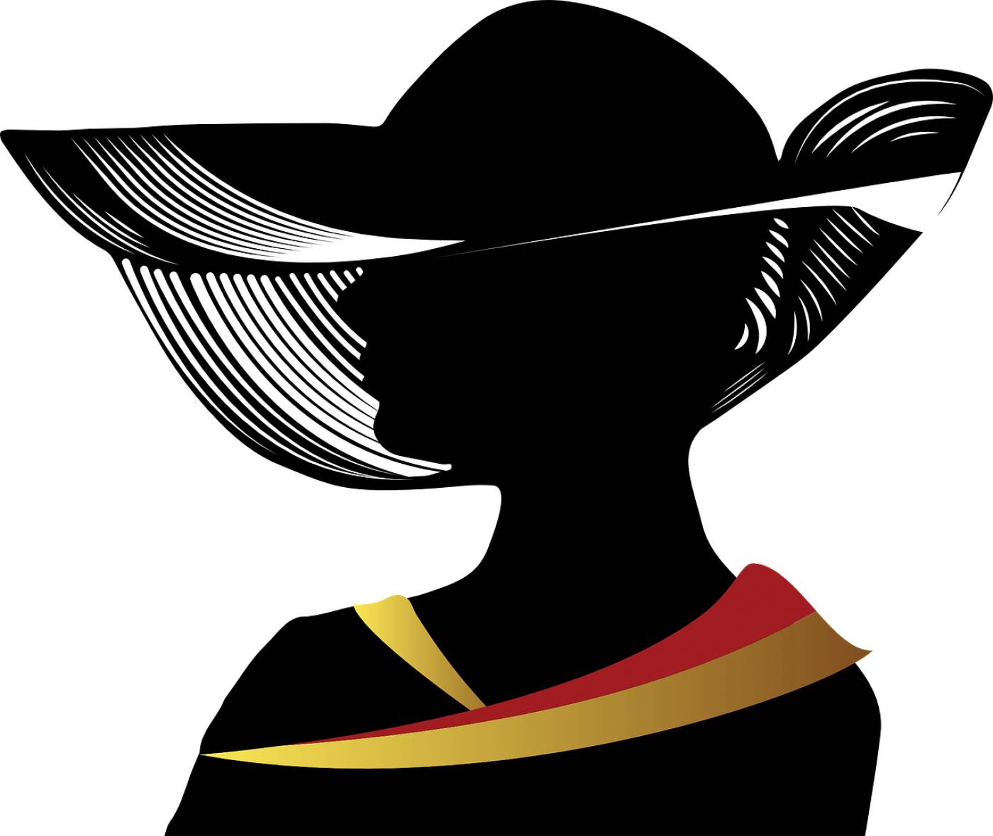 woman hat religious fashion lady  svg vector