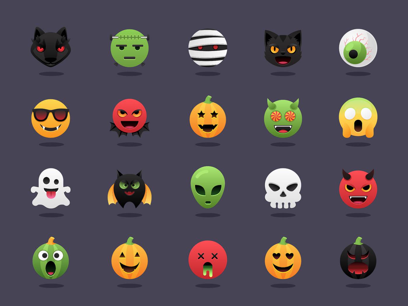 halloween emoji emoticon funny  svg vector