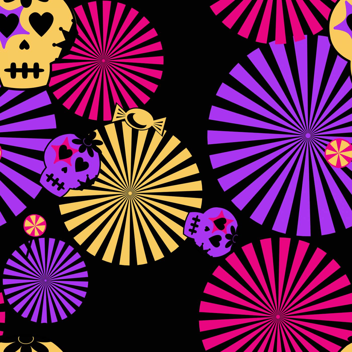 seamless halloween day of the dead  svg vector