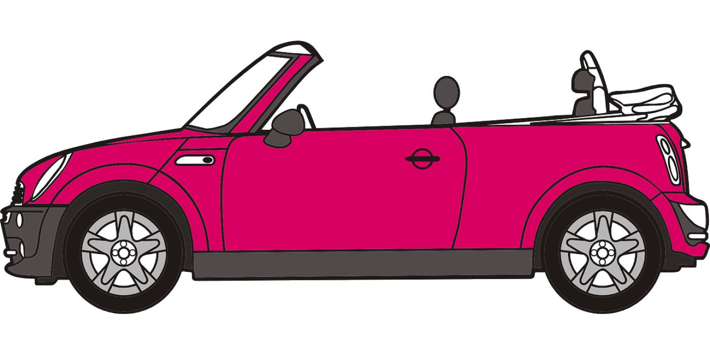 car pink vehicle automobile  svg vector