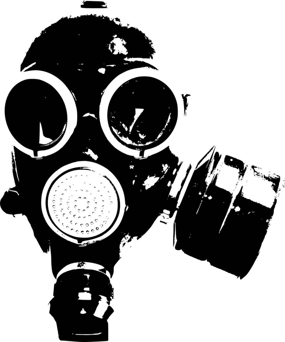 gas mask mask toxic gas protection  svg vector