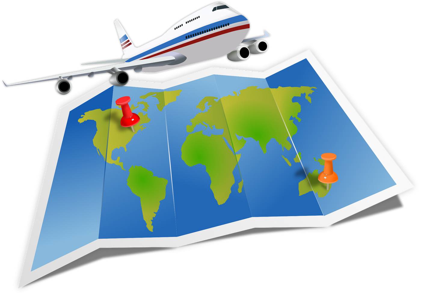airbus flight jet jumbo map  svg vector