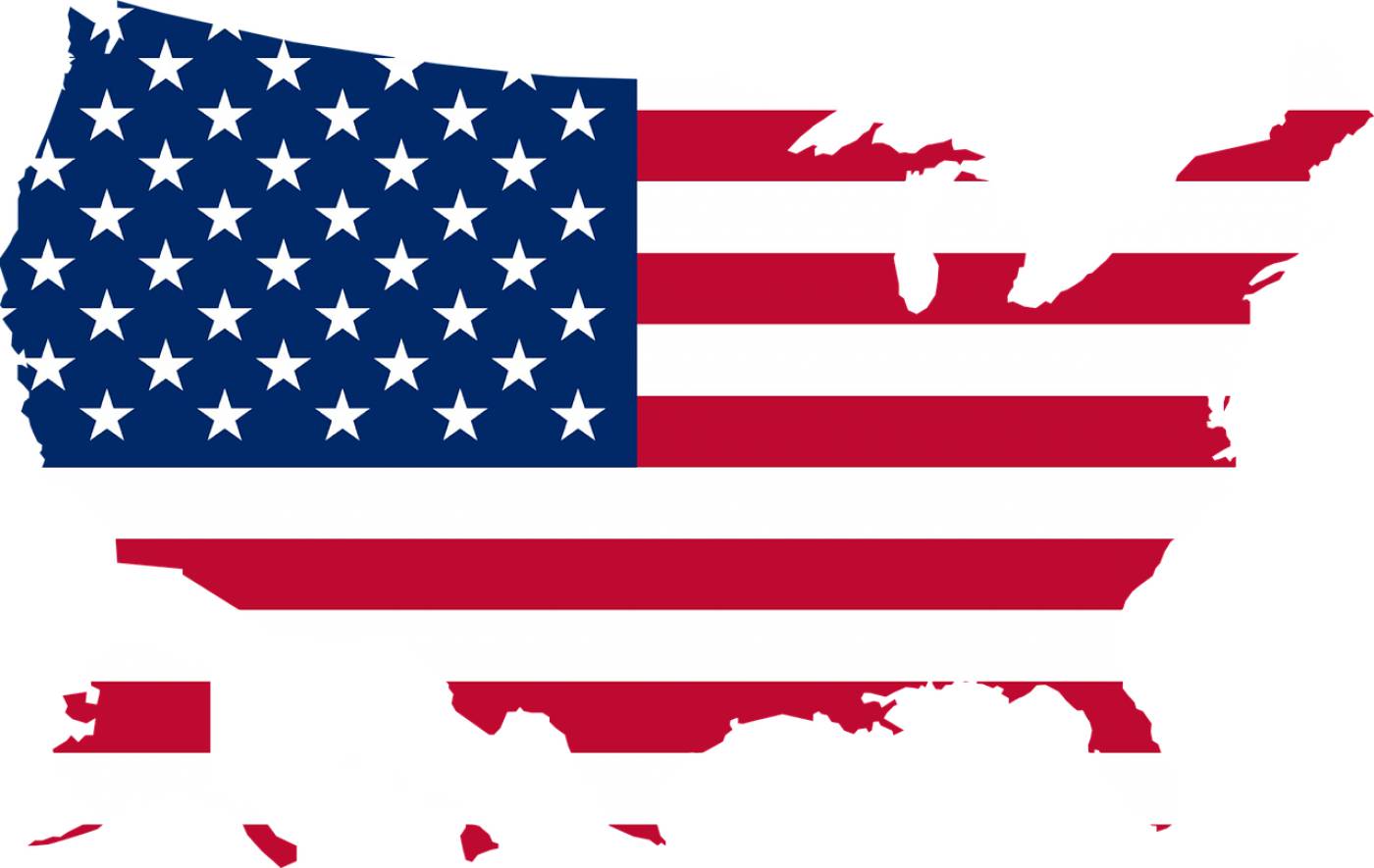 america united states map flag us  svg vector