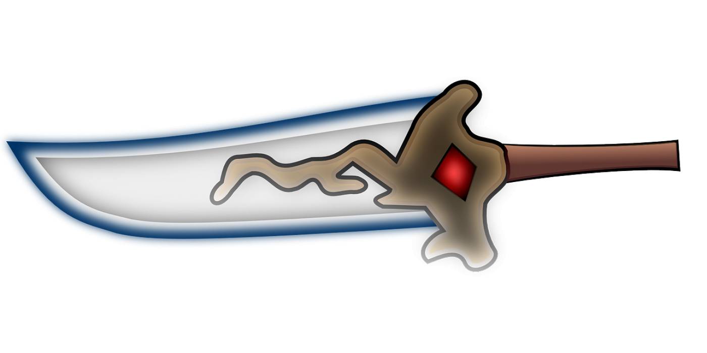 blade fantasy knife sword weapon  svg vector