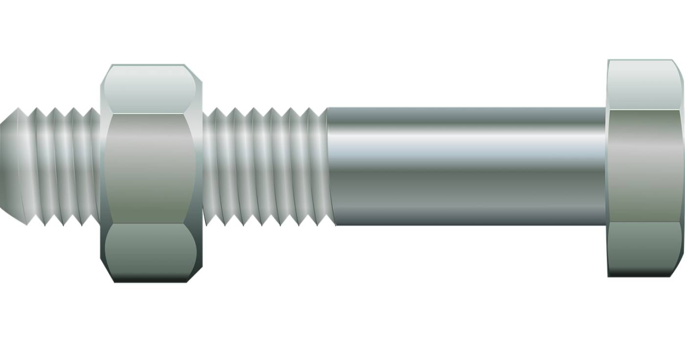 bolt nut screw  svg vector