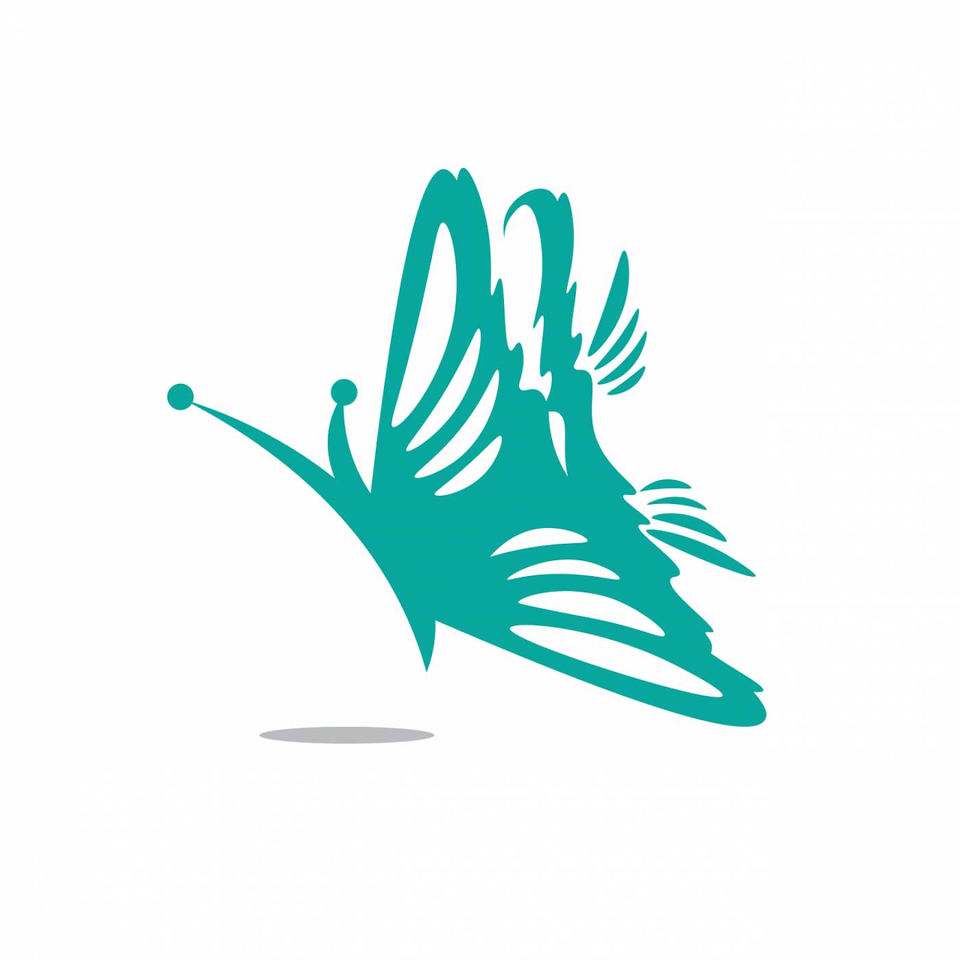 butterfly fly bird logo logotype  svg vector
