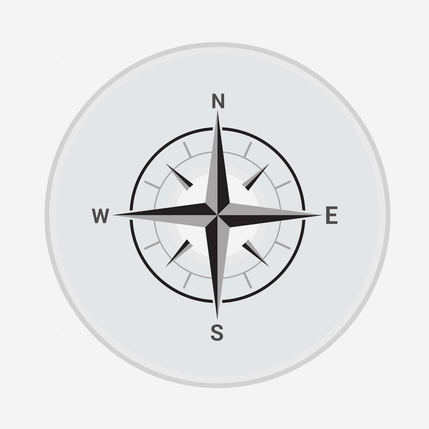 compass map instructions navigation  svg vector