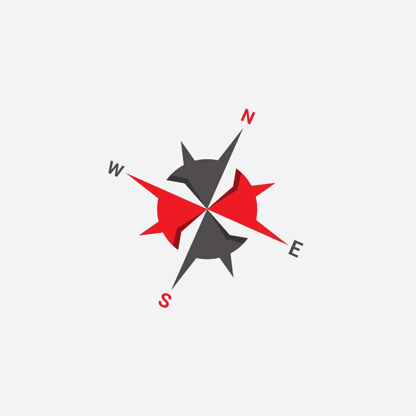 compass map instructions navigation  svg vector