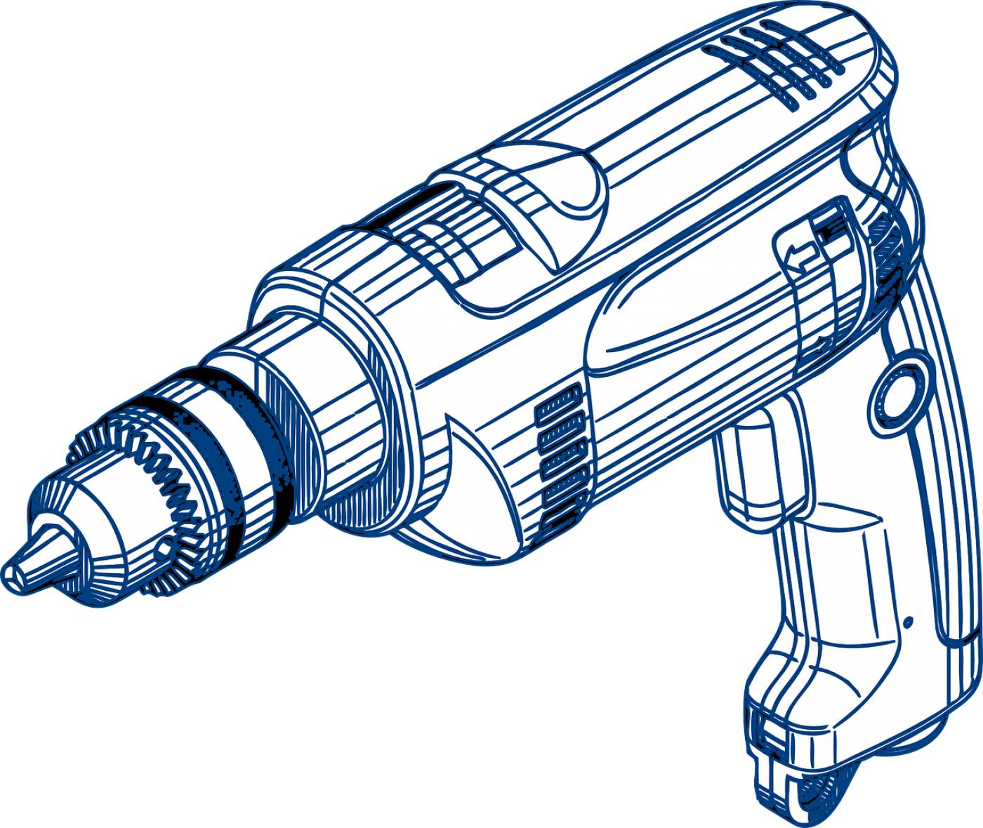 drill electric tool equipment work  svg vector
