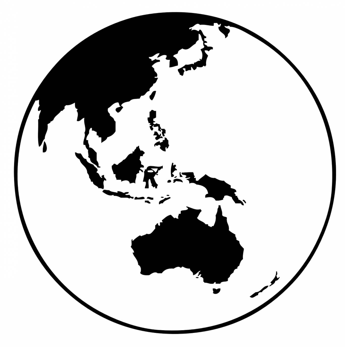 earth map globe world australia  svg vector