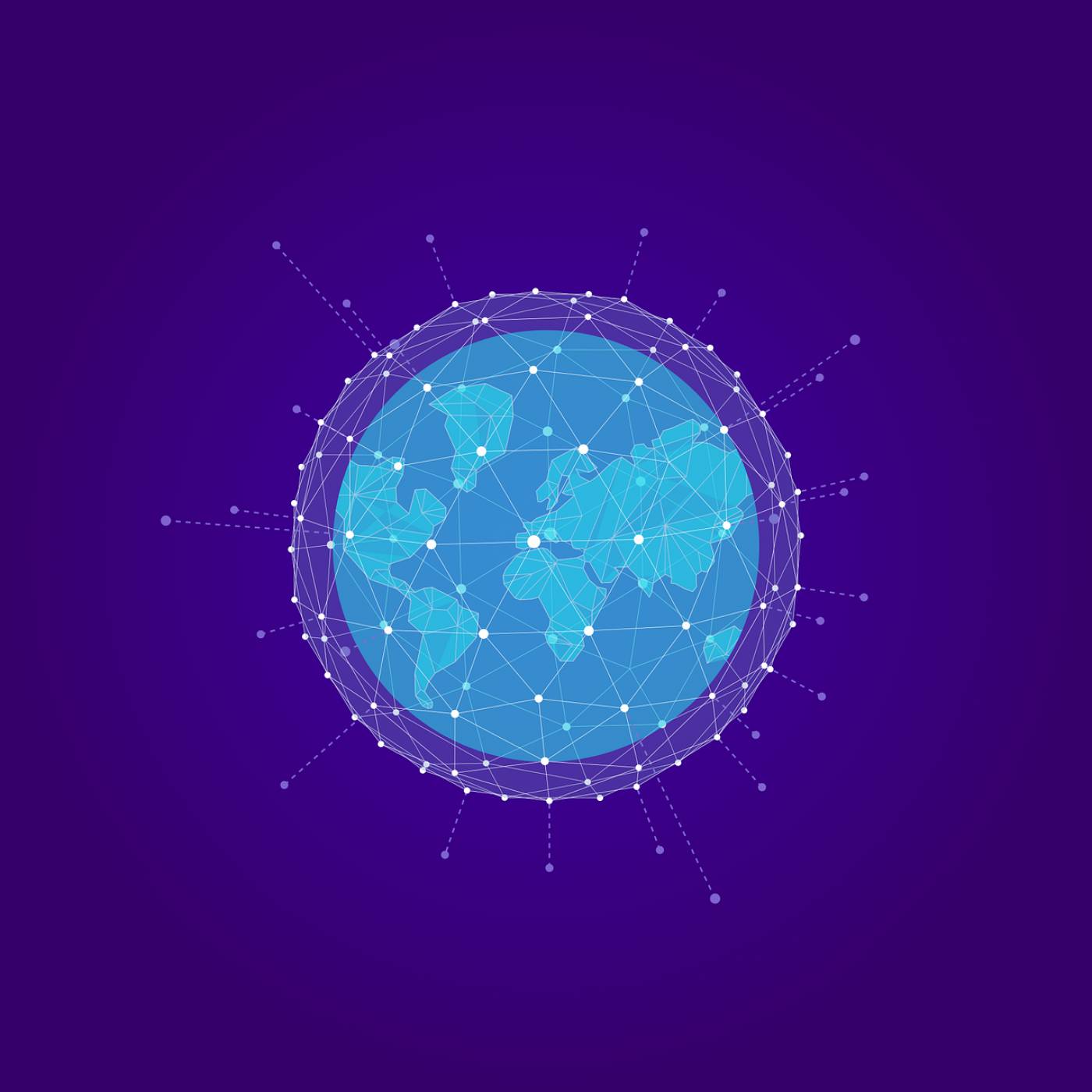 earth technology net internet  svg vector