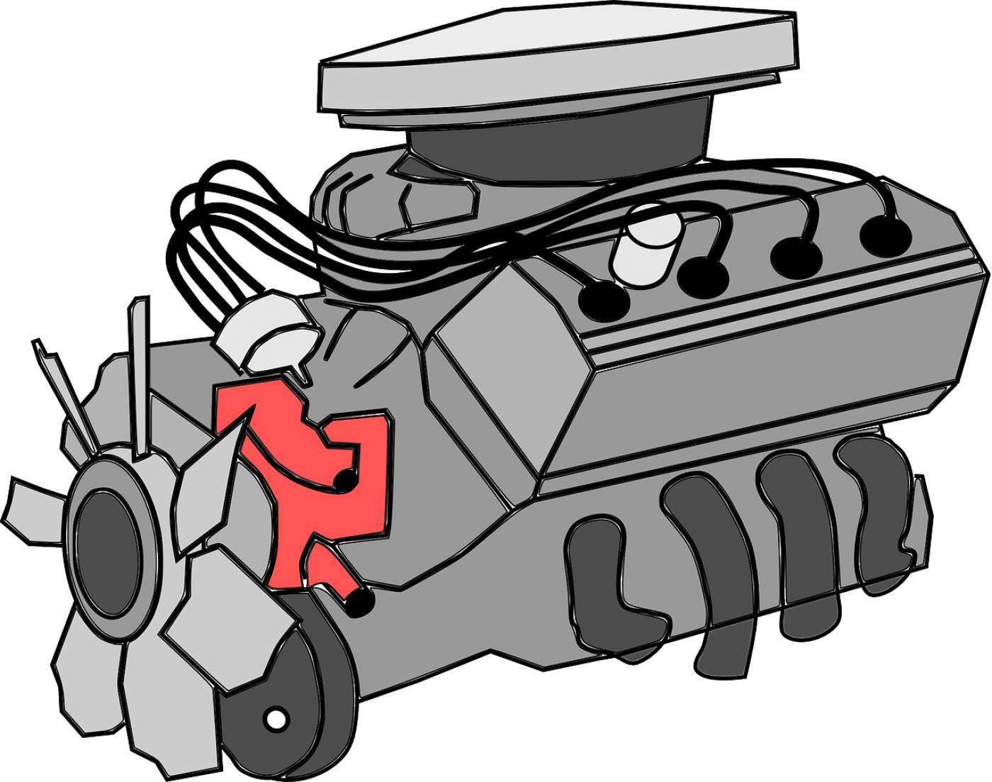 engine motor combustion automobile  svg vector