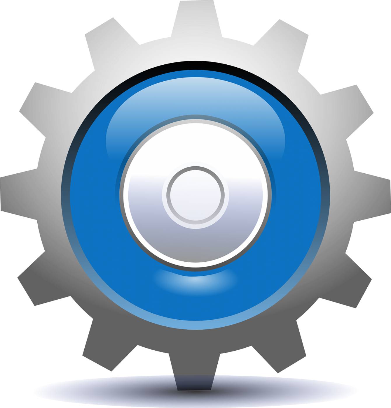 gear setting icon symbol  svg vector