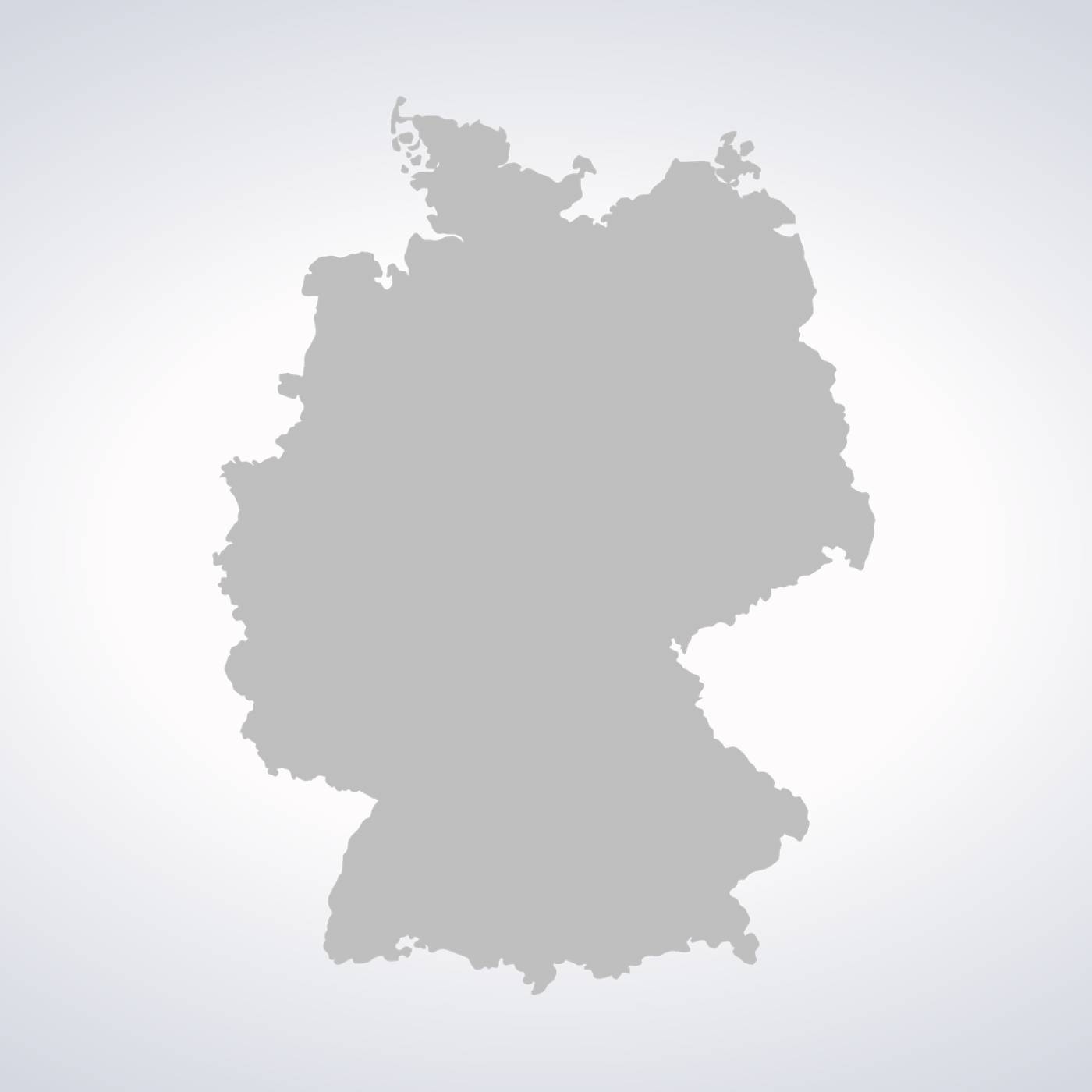 germany map germany map contour  svg vector