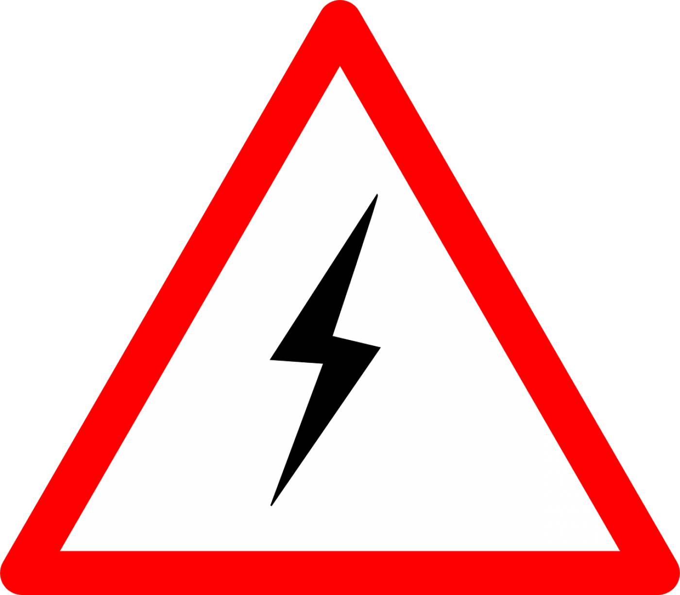 high voltage danger electricity  svg vector