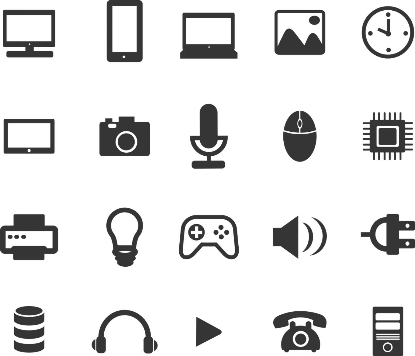 icons technology devices  svg vector