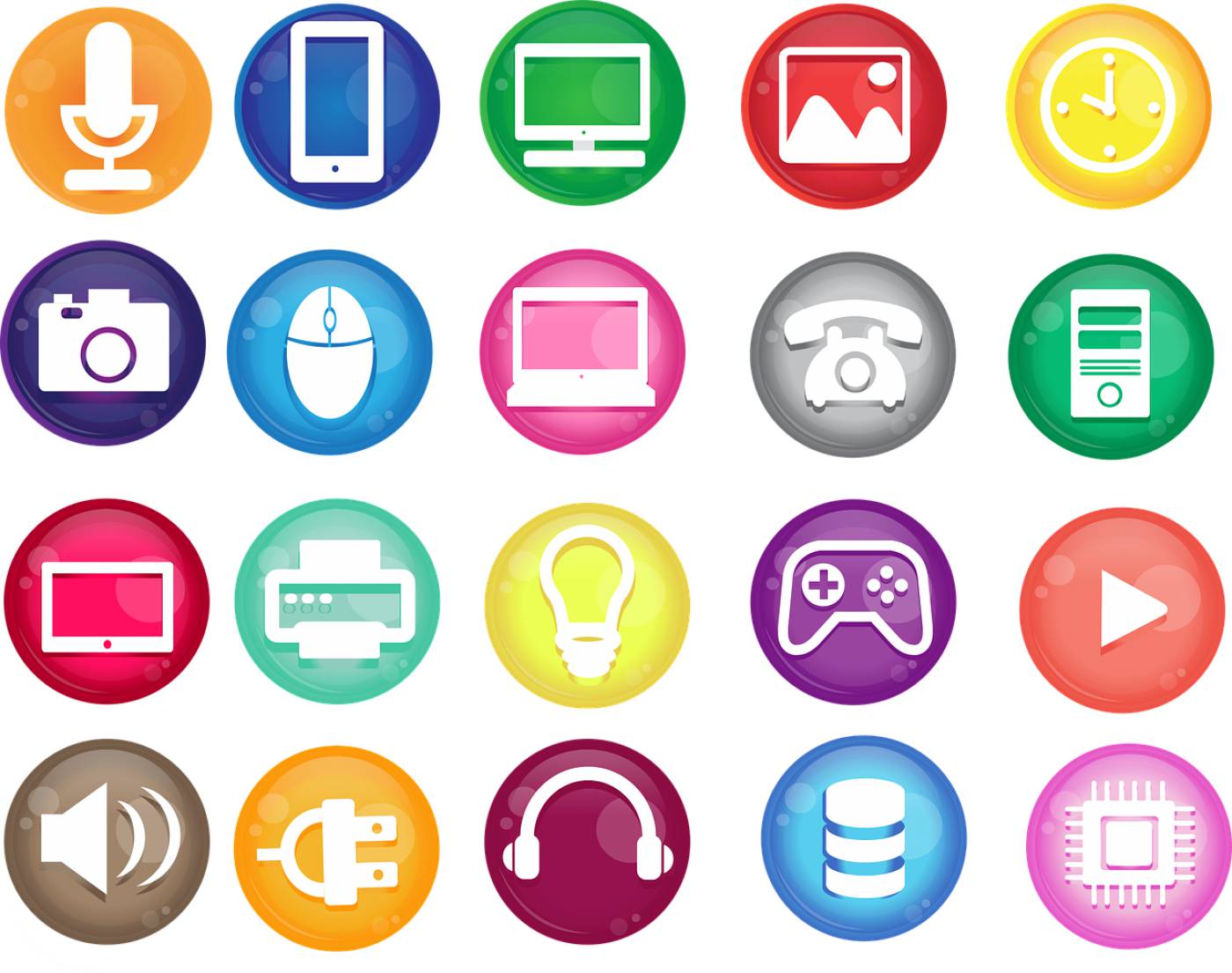 icons vector technology  svg vector