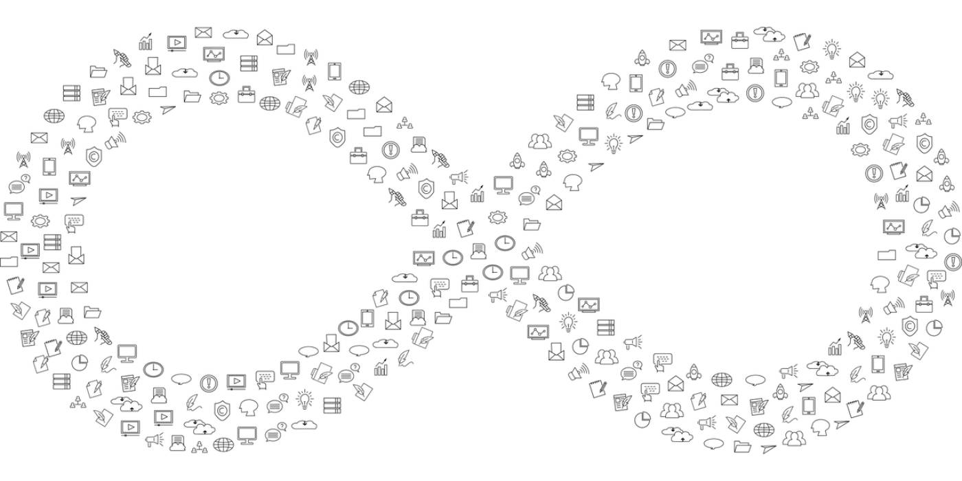 infinity icons internet infinite  svg vector