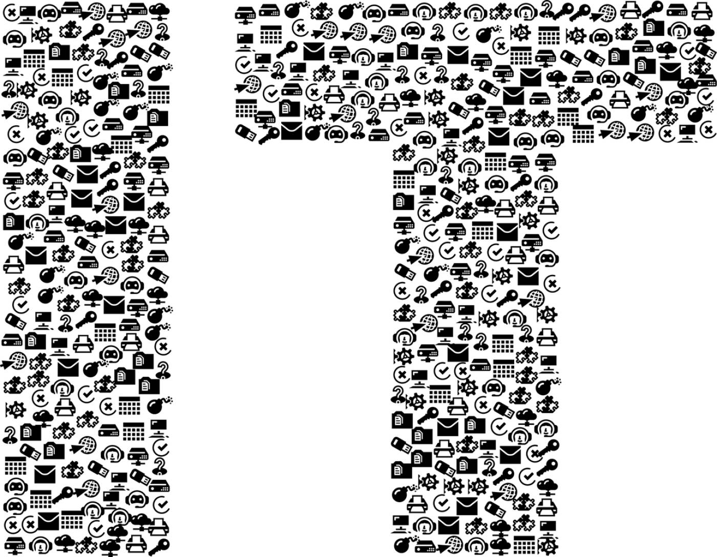 information technology it icons  svg vector